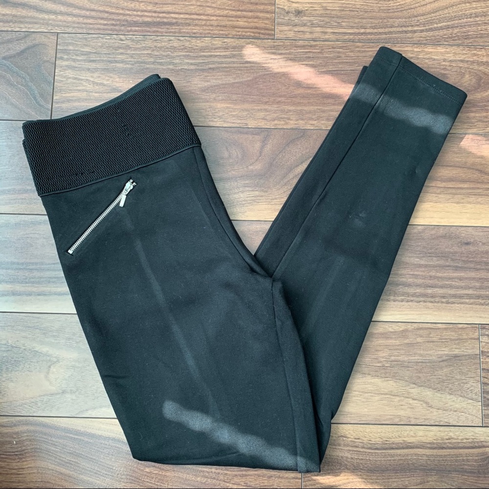 Black Zipper Tights